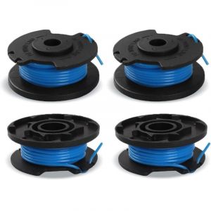 Lot de 4 bobines de fil pour coupe-bordure Ryobi One+ Ryobi AC14RL3A/AC14HCA, 4 bobines de coupe-bordure(3,4 m x diam&egrave;tre 1,65 mm)