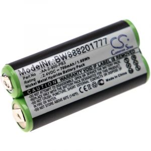vhbw Batterie compatible avec Clarisonic Mia 2 brosse nettoyante de visage (700mAh, 2,4V, NiMH)