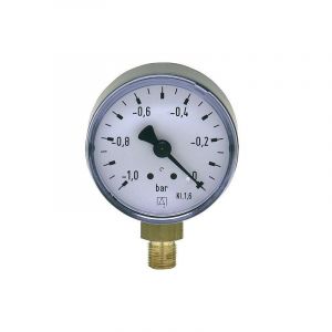 vacuometre diametre 50 , 1/8" dessous -1-0 bar