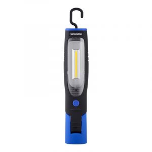 Start - Lampe Baladeuse Torche Lampe de Poche led sans Fil Rechargeable usb Aimantée Puissante, led 4W Avant et led 3W Top avec Deux Crochets,