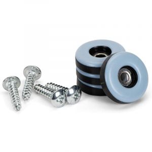 Patin pour meuble Patins De Meubles En T&eacute;flon Avec Vis 20 Pi&egrave;ces Rond &oslash; 30 Mm, &Eacute;paisseur: 6 Mm Protecteur De Sol Planeur Ptfe Planeur Teflon.. Debuns