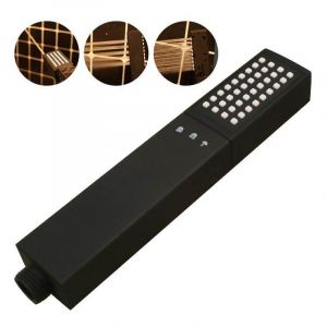 Pommeau de Douche avec Tuyau - 3 Modes, Haute Pression, Economie d'Eau, Noir