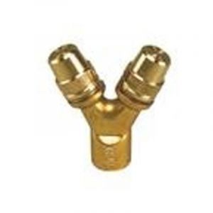 Atomiseur fourche laiton avec 2 embouts cône creux 1mm - 724480.0000 - Gloria