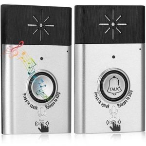 Interphone sans fil Sonnette de s&eacute;curit&eacute; &agrave; la maison Conversation bidirectionnelle Sonnettes &agrave; la maison Kit interphone Sonnette Interphone sans fil
