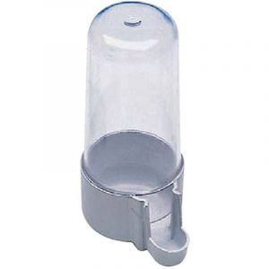 11 cm: Abreuvoir &agrave; siphon court pour cage &agrave; oiseaux