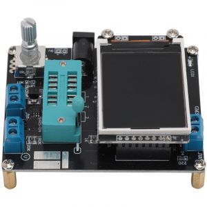 SJLERST Testeur de Transistor GM328 ESR Volt, compteur de fr&eacute;quence 160x128, affichage couleur 8x20 caract&egrave;res, compteur de capacit&eacute; d'inductance de