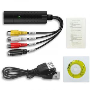 Convertisseur VHS vers num&eacute;rique Convertisseur vid&eacute;o USB 2.0 Bo&icirc;te de capture audio VHS Magn&eacute;toscope VHS TV vers convertisseur num&eacute;rique Prise en