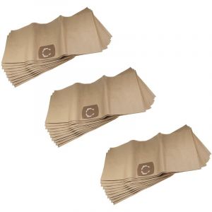 30x Sacs compatible avec K&auml;rcher k 2801 Plus, a 2800 - 2899, nt 361 Eco, nt 35/1, a 2901 aspirateur - 33,1cm x 77,7cm beige - Vhbw