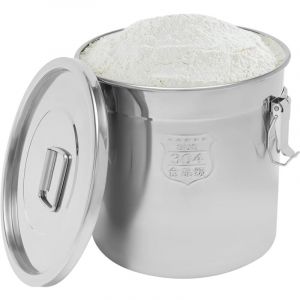 Gojoy - Bidon herm&eacute;tique 33 l alimentaire en acier inoxydable pour cuisine avec couvercle