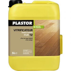 Vitrificateur parquet Pur T2 - 5L : Vitrificateur en phase aqueuse incolore pour lieux de passages fr&eacute;quents et toutes utilisations r&eacute;sidentielles