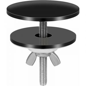 Choyclit - Couvercle Trou Robinet Noir, 5cm Acier Inoxydable Couvercle Trou Robinet Évier Cache Trou pour Évier Étanche RWAutre accessoire pour évier