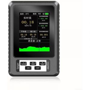 Compteur Geiger r&eacute;glable, d&eacute;tecteur de rayonnement nucl&eacute;aire Geiger, avec plusieurs modes de d&eacute;tection pour un usage domestique et professionnel