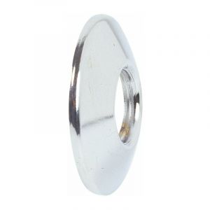 Rosace vissante chrom&eacute;e - f 3/8'