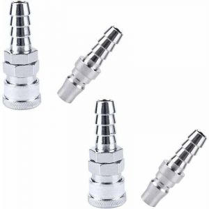 Raccord rapide pour air comprim&eacute;, flexible d'air, connecteur coupleur, raccord pneumatique pour compresseur, raccord rapide pneumatique RTGPT (2