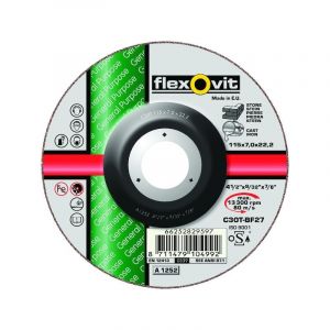 Meule &agrave; tron&ccedil;onner industrial line General Purpose - &oslash; 125 mm - &Eacute;paisseur 3.4 mm Flexovit