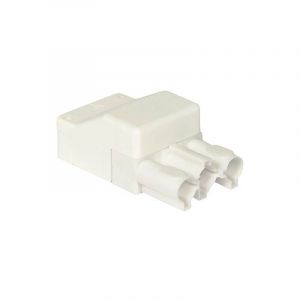 Prise male 3 poles blanc 250V/16 a *bg*