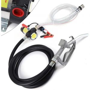Largeight - jamais UTILISÉ]Pompe a Gasoil 12V 175W Pompe Gasoil Electrique Pompe à Carburant Auto-Amorçante Pompe Diesel 50l/min Pompe à Huile avec