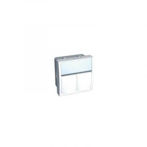 ALB44384 Enjoliveur double infra+ Altira Blanc Polaire - Schneider