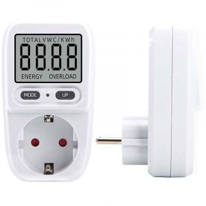 Wattm&egrave;tre 230 V/16 A,Wattm&egrave;tre prise compteur d'&eacute;nergie,consommation d'&eacute;nergie m&egrave;tre Contr&ocirc;leur de Consommation Electrique avec l'&eacute;cran d'affichage &agrave;