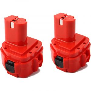 2x 12V 4.8Ah Ni-MH Batterie pour Makita PA12 1220 1222 1233 1200 1234 1235 1235B 1235F 1235A 192696-2 192698-8 192598-2 192681-5 192698-A 193138-9
