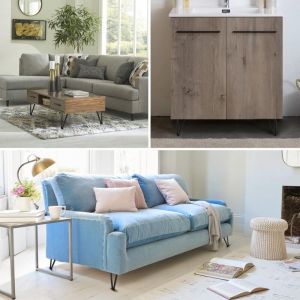4Pcs Pied de Table Basse diy en Métal Hairpin Legs de Meuble Forme de u Table Pied de Chaise Hauteur 10CM