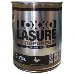 Lasure Bois - Haute R&eacute;sistance 8 ans - Satin Conditionnement: 0,75L - Couleur: chataignier - Loxxo