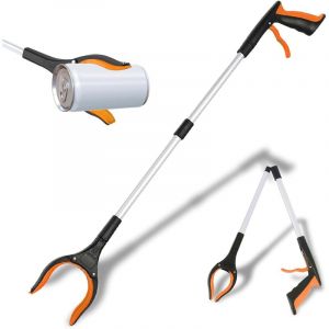 Pince de Ramassage, Pince Ramasse Objet, Pince a Dechet, Ramasseur de D&eacute;tritus, Pince de Pr&eacute;hension Pliable, Pince Telescopique 83cm, Pince pour