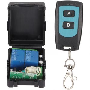 Commutateur de Relais de T&eacute;l&eacute;commande 12V, Commutateur de Relais de T&eacute;l&eacute;commande sans Fil 1CH10A 433MHz avec 3 Modes de Fonctionnement