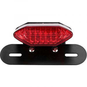 Universel Vintage moto LED feu arri&egrave;re clignotant lampe feu arri&egrave;re convient pour YamahaRed