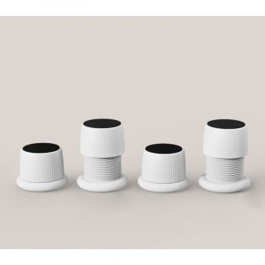 But&eacute;e de t&ecirc;te de lit, but&eacute;e murale de 4 &agrave; 6,5 cm, outil anti-vibrations pour cadre de lit r&eacute;glable, stabilisateur de t&ecirc;te de lit pour meubles muraux