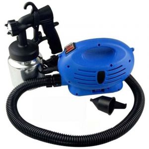 Pistolet à peinture électrique , aérographe avec buse en cuivre de 2,5 mm pour la peinture de voitures et de meubles, avec pot de peinture en