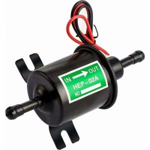 Enowelir Pompe &agrave; carburant &eacute;lectrique 12 V HEP-02A pompe &agrave; carburant &eacute;lectrique basse pression 2,5-4 PSI pour toutes les voitures, camions et bateaux