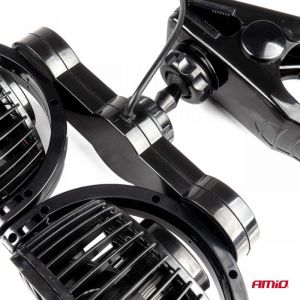 Ventilateur de voiture avec clip 12V AMIO-03012