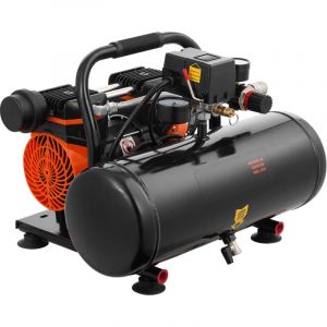 Mophorn - Compresseur d'Air, R&eacute;servoir en Acier de 2 Gallons, Compresseur d'Air Sans Huile 1HP 2,5 cfm 8 Bar et Pression Maximale de 120 psi,