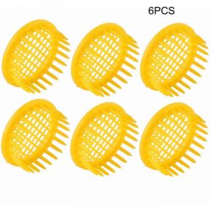 Vtizikl 6 Pi&egrave;ces Bo&icirc;te D'&Eacute;levage D'Abeilles Reine Abeille Cage &agrave; Cellules Outil D'&Eacute;levage D'Abeilles pour Isoler L'&Eacute;quipement Apicole des Reines