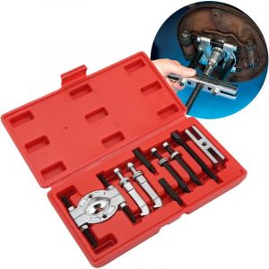 TONYSA 9 pièces Kit Extracteur de roulement Jeu d'outils extracteur Kit Couteau de séparation, décolleurs d'engrenages et de roulements