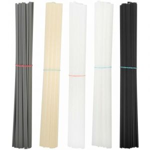 100 pièces baguettes de soudage en plastique abs/pp/pvc/pe baguettes de soudage pour pare-chocs de voiture pistolet de soudage en plastique/pistolet