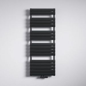 Mai&mai - Radiateur à Eau Chaude Mural Chauffage Central 160x60cm Sèche-Serviettes Gris Noir en Acier Inoxydable