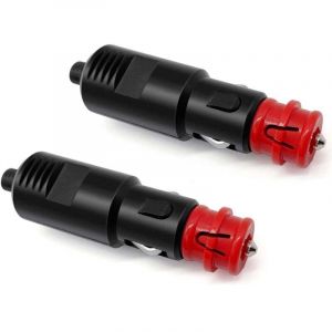 Prise allume-cigare Ulisem 2-pack 12 V/24 v, fiche universelle avec fusible 8 a, prise allume-cigare, prise pour voiture, camion, bateau, moto