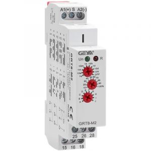 Ulisem16A Relais temporis&eacute; multifonction 10 Fonction AC/DC12V-240V 2SPDTs Relais temporis&eacute; de contr&ocirc;le(GRT8-M2,AC/DC12V-240V)