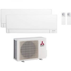 Mitsubishi Electric &ndash; Climatiseur r&eacute;versible 12000 BTU &ndash; Dual Split Inverter WiFi &ndash; Classe A++ &ndash; Silencieux &ndash; Pour espaces jusqu'&agrave; 40m&sup2; - 12000BTU