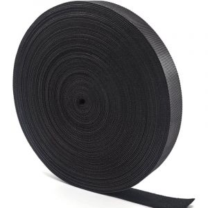 Beijiyi - 15M×20MM Attache Cable Réutilisables Nylon,Rouleau Scratch Serre Cable Adhésif Puissant Noir,Sangle Scratch Pour Rangement Cable,Attache