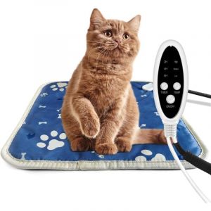 Coussin Chauffant &Eacute;lectrique Chien Chat - Tapis Chauffant pour Chien Chat, Coussin Chauffant pour Animaux Domestiques, Couverture Chauffante pour