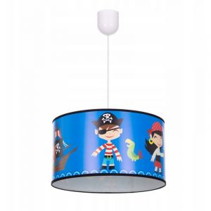 Plafonnier suspendu, lustre, abat-jour Pirate