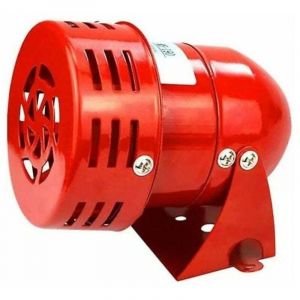Sir&egrave;ne alarme 220V puissante sir&egrave;ne ext&eacute;rieure alarme 120dB rouge moteur fil Sirne m&eacute;tal corne industrie bateau alarme