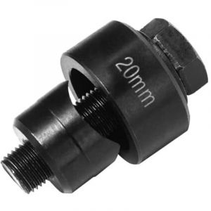 Perforatrice en M&eacute;tal Diam&egrave;tre 20 mm Hexagonale Emporte-Pi&egrave;ce pour &Eacute;vier Inox Ouvre-Trous Perforateur de Trous en T&ocirc;le de Acier pour &eacute;vier, Plaque en