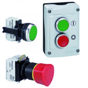 Coup de poing &agrave; accrochage - arr&ecirc;t d'urgence nf + no - ISO13850 - Osmoz