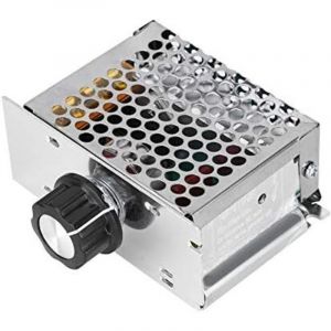 Ahlsen - Gear Variateur pour Moteur 220V, R&eacute;gulateur de Tension ac 4000W, Variateur de Tension 220V, Variateur de Vitesse pour Moteur, R&eacute;gulateur de