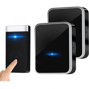 Vtizikl Pommeau de Douche Chrom&eacute; avec Bouton Stop, Douchette &agrave; Main 5 Jets au Choix, Picots Anticalcaires.