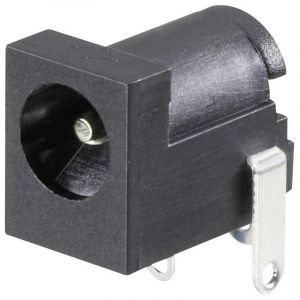 Connecteur basse tension embase femelle horizontale Conrad Components DC25-09 &Oslash; int&eacute;rieur: 6.3 mm 2.5 mm 1 pc(s) D22066